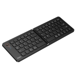 Hoco Foldable Mini and Ultra Thin Wireless Keyboard (QWERTY) GM71 - Black